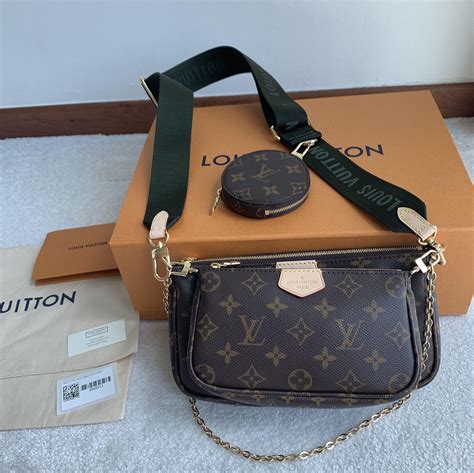 louis vuitton multi pochette bag black|authentic louis vuitton multi pochette.